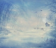 Winter design - Reindeer forest