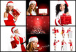 Christmas themed collage