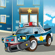 The police car
