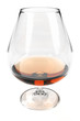Cognac glass (balloon) isolated