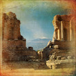 Ancient greek roman theater in Taormina - Sicily