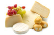 Cheese and grapes