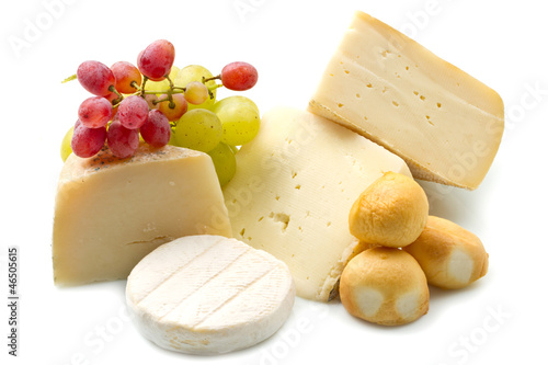 Photo: Cheese and grapes Cheese and grapes