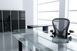 Light modern cubicle with a table and an armchair in a time off
