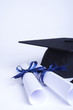Mortar board and certificates