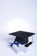 Mortar board and certificates