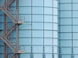 Silo mit Treppe