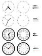Vector: Horloges différents styles Horloges différents styles