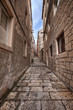 dwelling houses in Korcula. Croatia