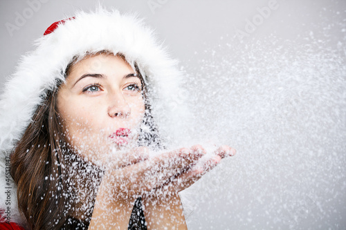 Photo: Santa Claus woman Santa Claus woman