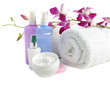 set of cosmetics