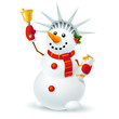 Snowman of liberty