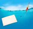 Fishing. Vector illustration.