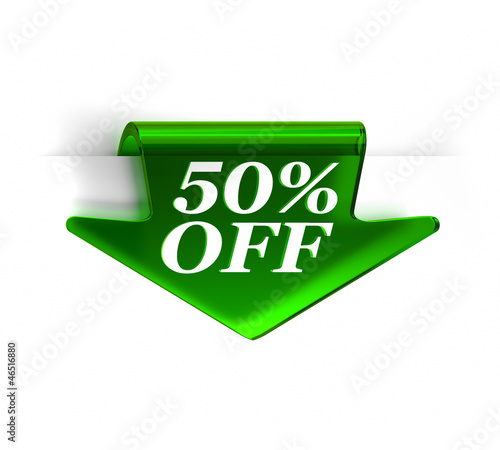 Illustration: Fifty Percent Off Fifty Percent Off