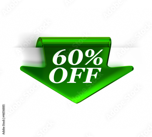 Illustration: Sixty Percent Off Sixty Percent Off