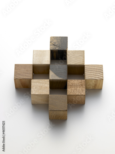 Photo: wooden cubes - cubi di legno wooden cubes - cubi di legno