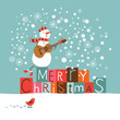 Cute Snowman singing