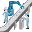 作業する人のイラスト