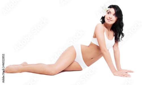 Photo: brunette woman brunette woman