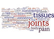 Vector: joints and connective tissues and back pain joints and connective tissues and back pain