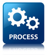 PROCESS Blue Square Button
