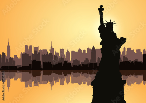 Vector: New York City. vector file New York City. vector file