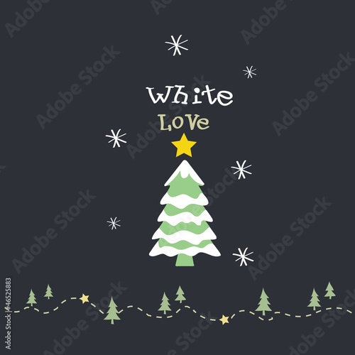 Vector: white christmas white christmas