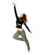 young woman dancing
