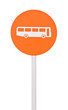 Bus stop sign