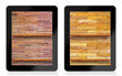 Empty  book Shelf background for ebook in tablet pc