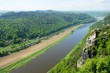 Blick von der Bastei auf die Elbe