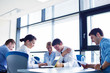 Photo: business people in a meeting at office business people in a meeting at office