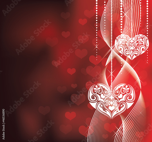 Vector: Valentine's day backround. Valentine's day backround.