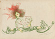 jumping shoes, woman (hand drawing)