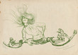 jumping and happy (- full sized hand drawing)