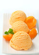 Apricot ice cream
