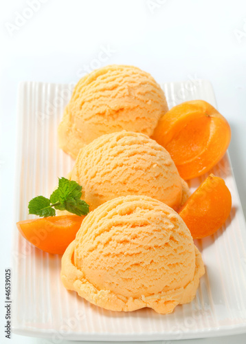 Photo: Apricot ice cream Apricot ice cream