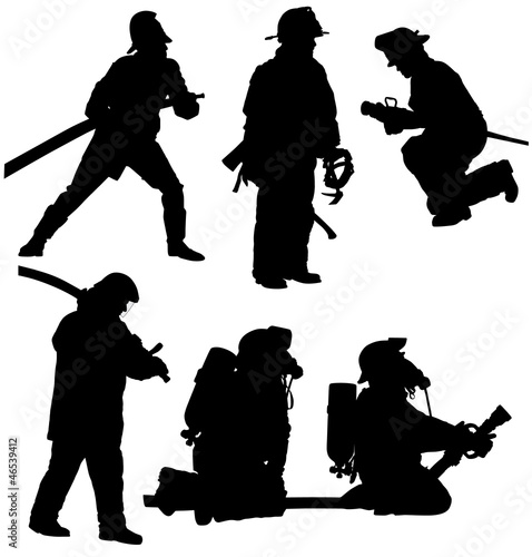Vector: Firefighter Firefighter