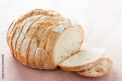 Photo: Round bread cut Round bread cut