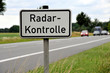 Radarkontrolle, Geschwindigkeit, Radarfalle, Tempo, Polizei