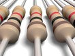3d render of Resistors