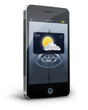 Wheather Widget on Smartphone