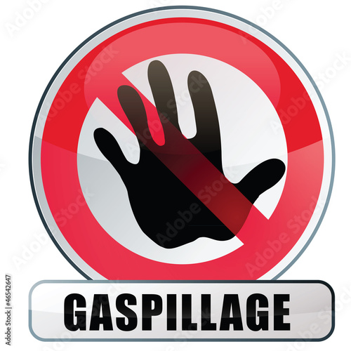 Illustration: non au gaspillage non au gaspillage