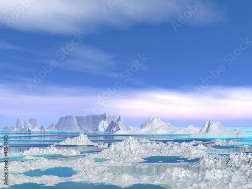 Illustration: Icebergs Icebergs