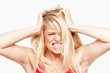 frustrated girl screaming