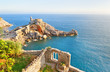 Foto: Landscape with the church of St. Peter in Porto Venere Landscape with the church of St. Peter in Porto Venere