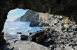View from inside the cave in Porto Venere
