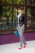 Young businesswoman with a folders