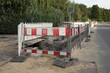 Absperrung für Baustelle