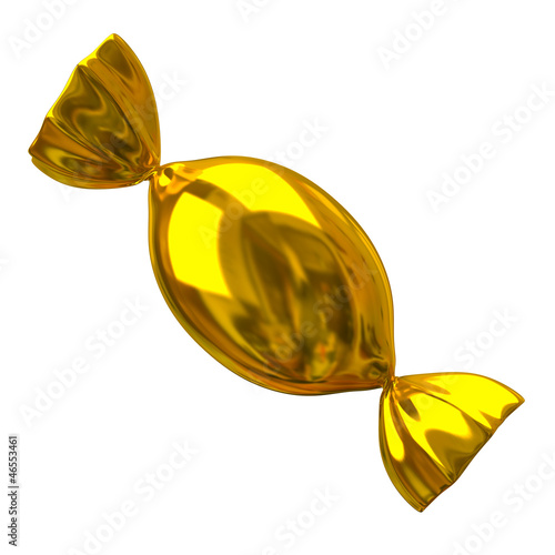 Illustration: Illustration of golden candy Illustration of golden candy